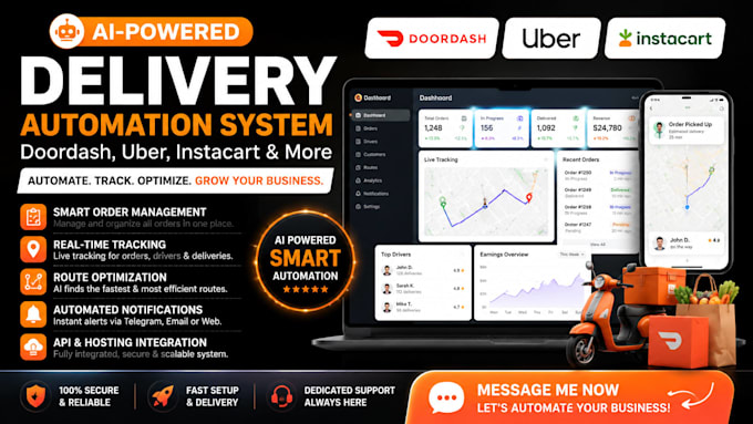 develop amazon flex, doordash, uber batch grabber bot  and auto claim bot