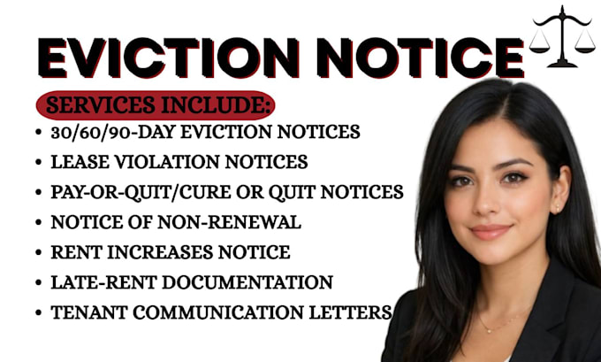 draft professional eviction notices for landlords and property managers
