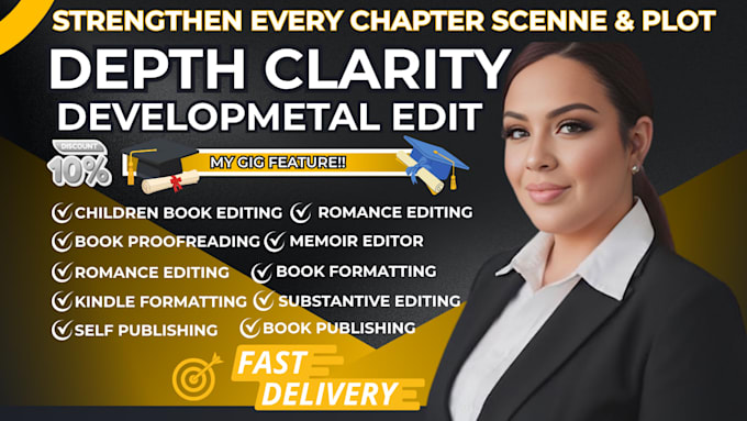 line and developmental edit your fiction novel, romance developmental editor