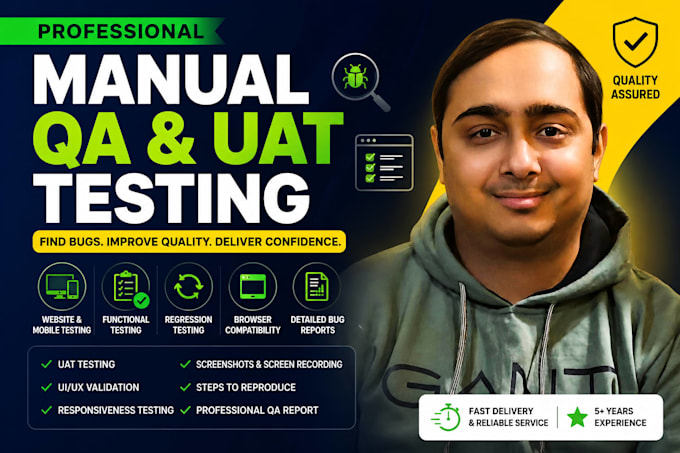 do thorough manual testing for your website