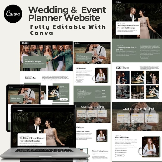 design custom canva planner, journal and printable templates