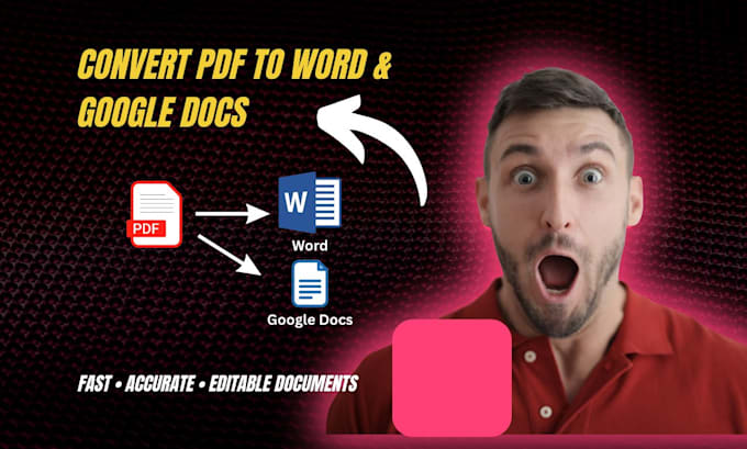 convert PDF to word or google doc