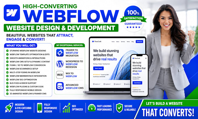 be your webflow expert webflow website design figma to webflow website developer