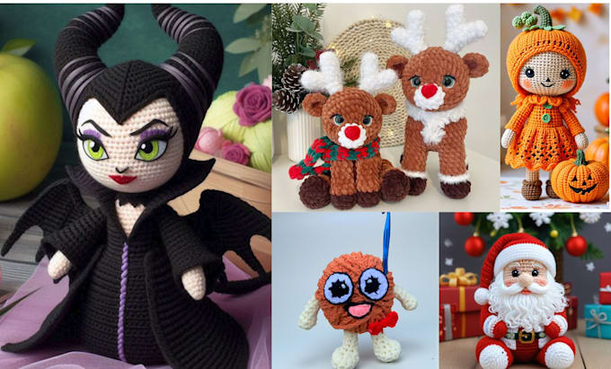 write amigurumi crochet pattern with step by step pdf pattern and video tutorial