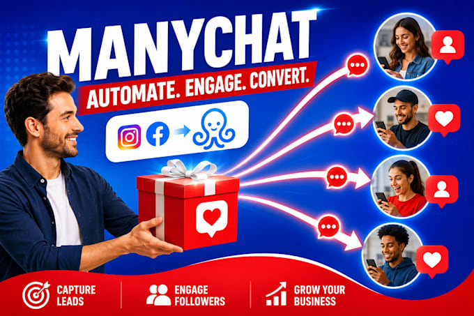 Set up manychat automation for instagram and facebook leads by ...