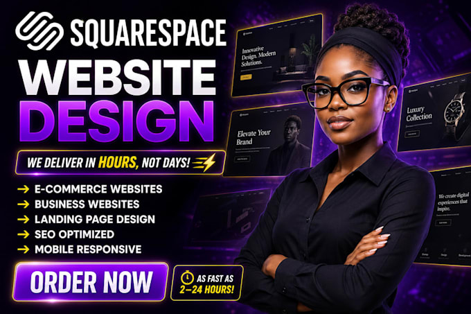 build squarespace website design, squarespace design, squarespace redesign