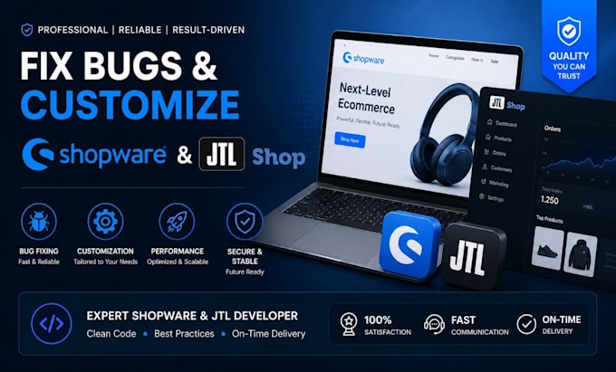 fix bugs and customize shopware and jtl shop