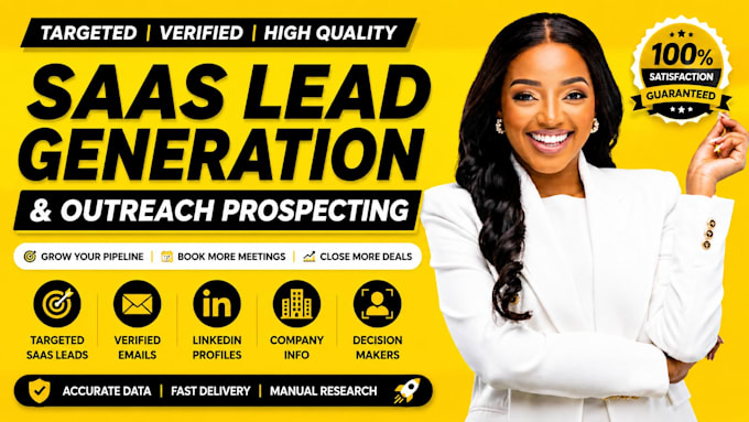 generate targeted saas leads and decision maker contacts leads generation expert