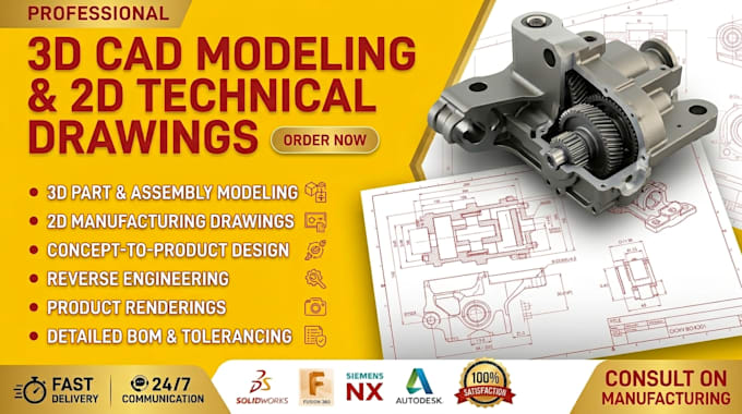 Produt Design Modelling Do 3d product design and 3d cad design for manufacturing 3d modeling by ...