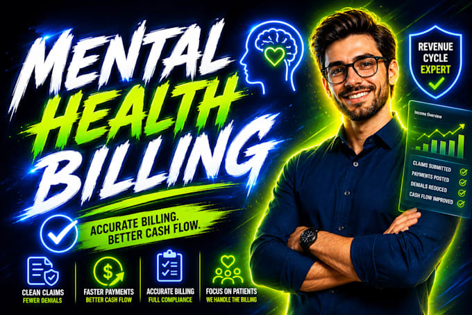 do mental health billing, credentialing, claims and rcm
