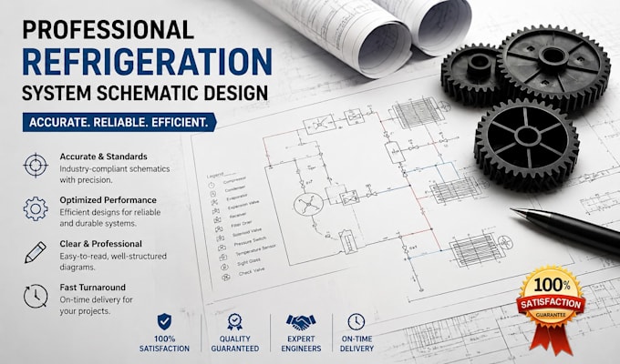 design professional refrigeration system schematics