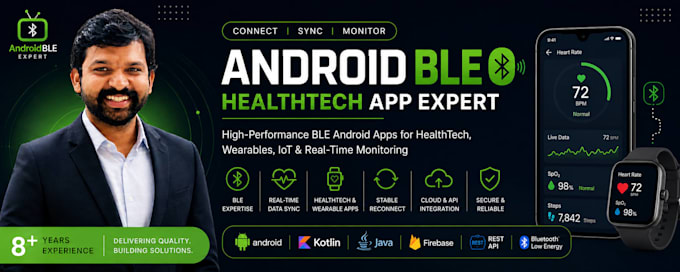build android ble and healthtech mobile apps