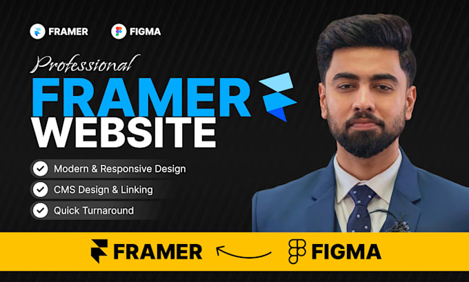 develop professional framer website