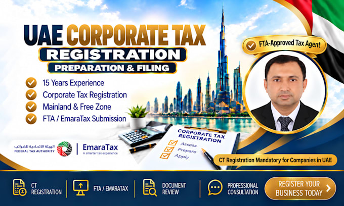 do uae vat, corporate tax registration and filing