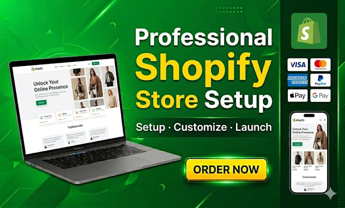 create and customize your shopify store professionally