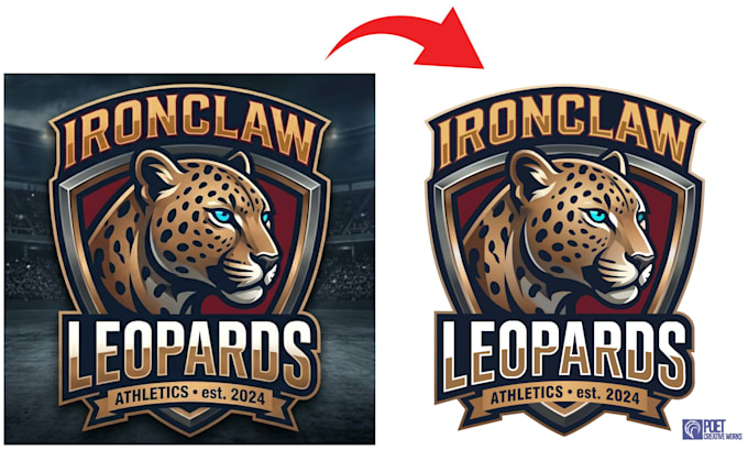 vectorize or edit your ai logo for print and brand ready use