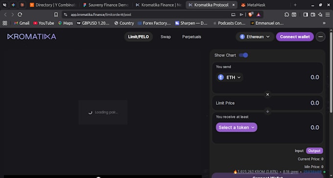 build a web3 or defi frontend UI with react and etherjs