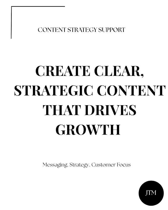create a content strategy tailored to your business