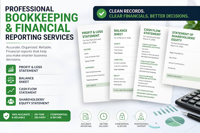 do bookkeeping and prepare financial statements