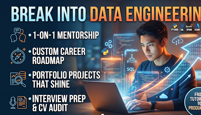 help you break into data engineering with interview prep and resume review