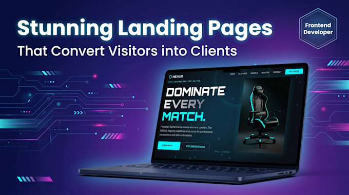 design a high converting landing page using ai and modern code
