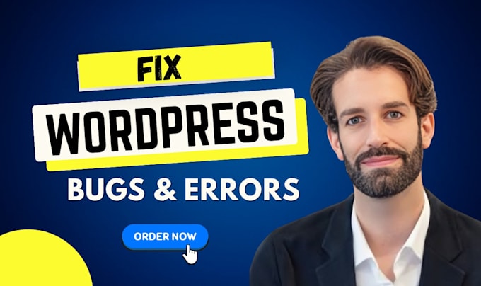 fix wordpress website errors, wordpress bug fix and wordpress maintainance