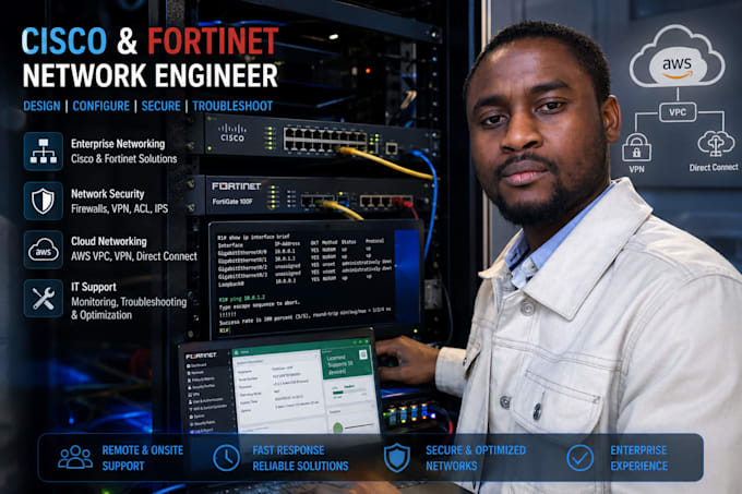 cisco router switches and fortigate