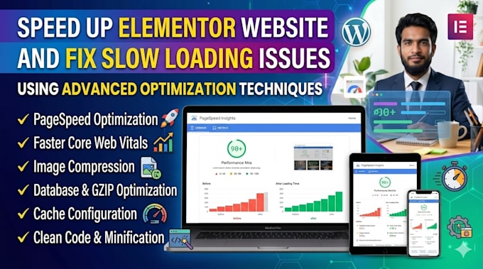 speed up elementor website and fix slow loading issues