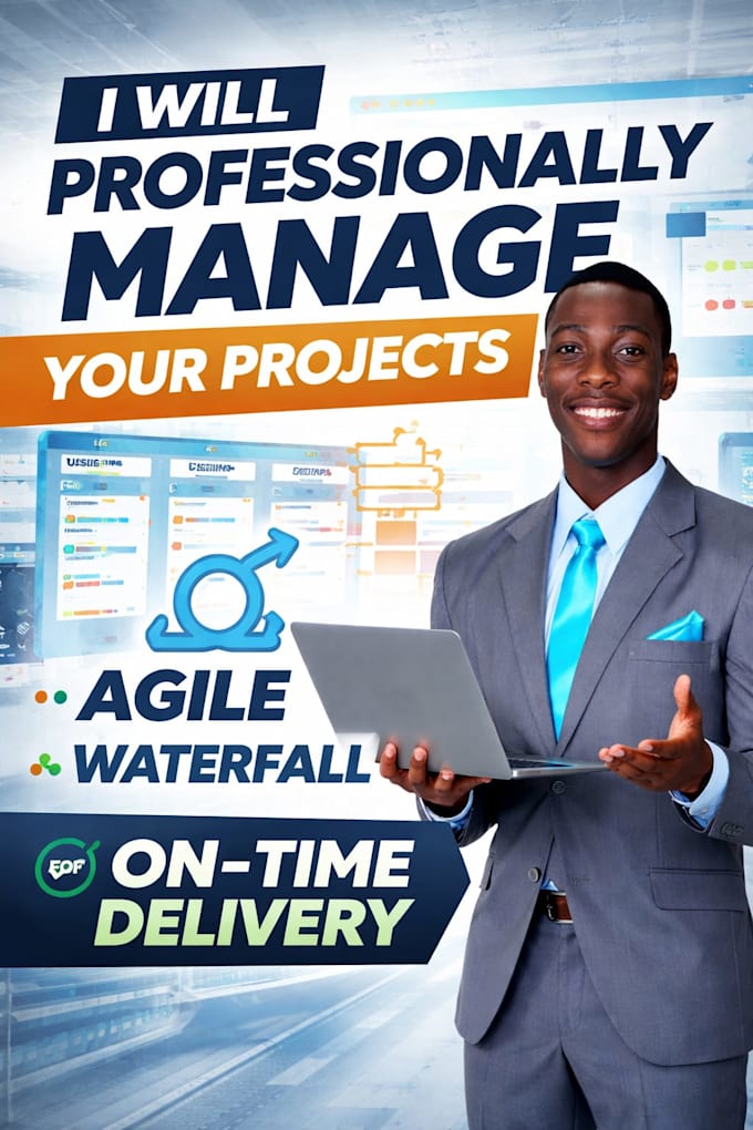 professionally manage your projects using agile, waterfall for on time delivery