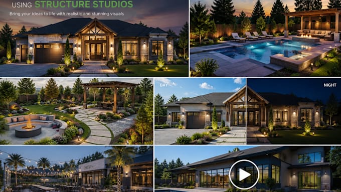 design projects visualisation using structure studios