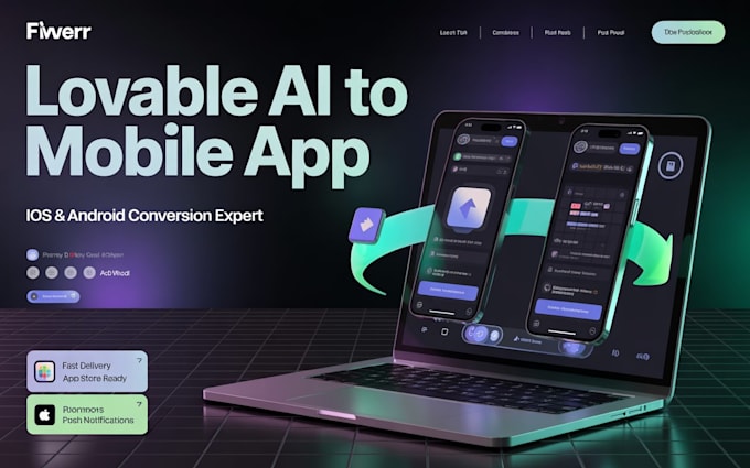convert your lovable ai web app to ios and android mobile app with deployment