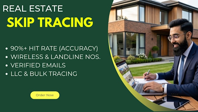 do expert real estate skip tracing, bulk and llc skip tracing