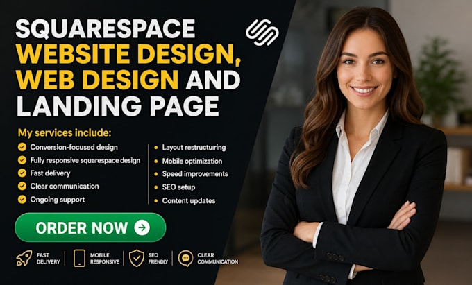 squarespace web design create squarespace website squarespace landing page