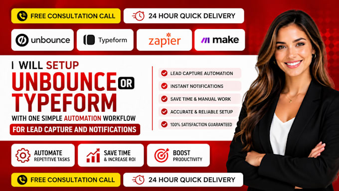 setup unbounce typeform twilio gohighlevel waitwell booking automation workflow