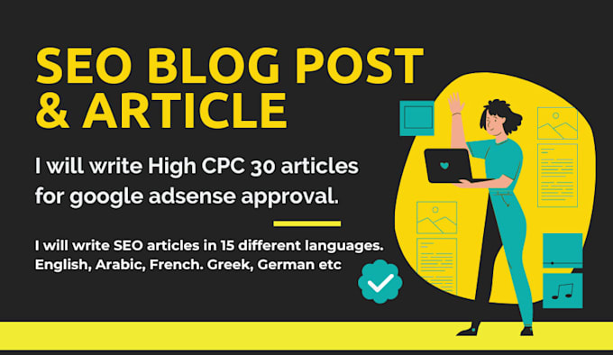 write SEO friendly articles for quick google adsense approval
