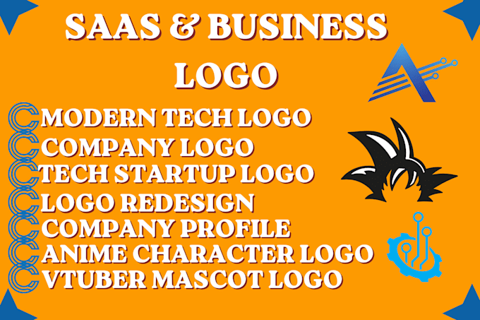 create modern tech, futuristic business logo and startup branding