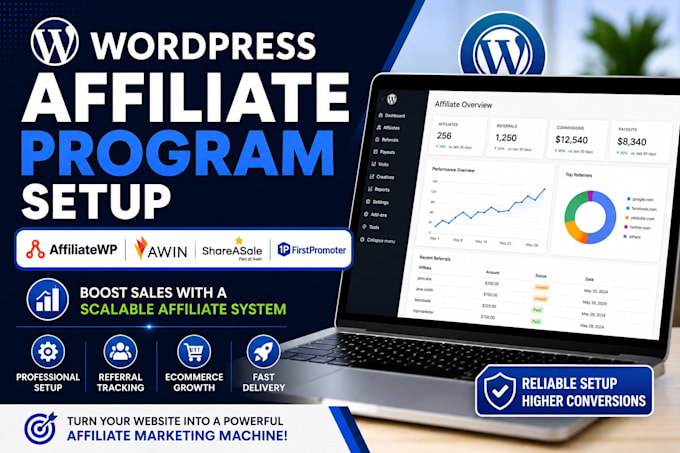 build your wordpress affiliate program with affiliatewp, awin, and firstpromoter