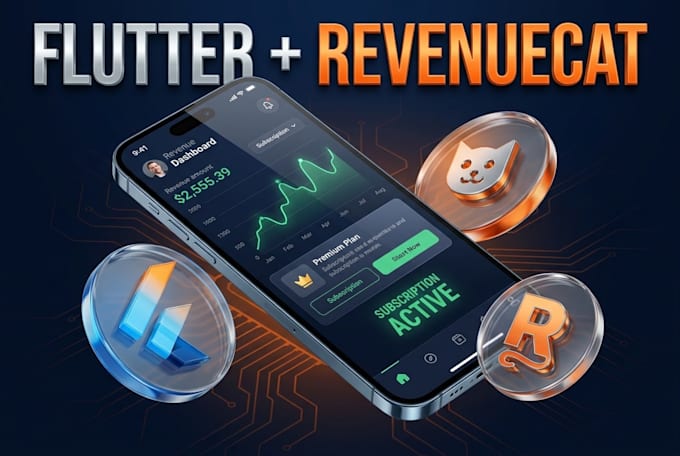 build a flutter app with revenuecat integration