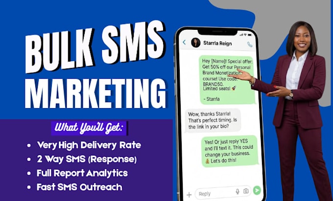 send bulk sms marketing, text message campaign and SMS
