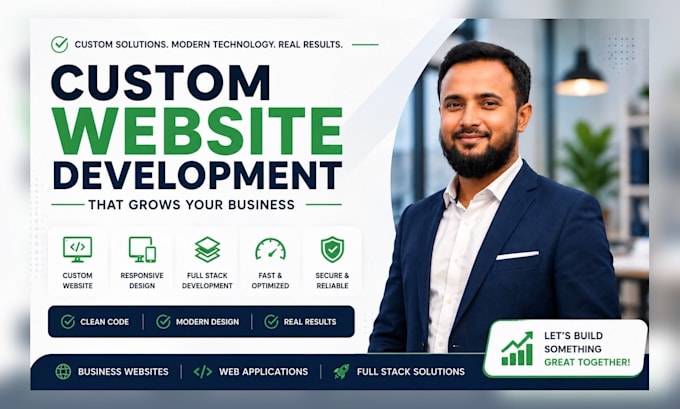 build custom website, business website or web application