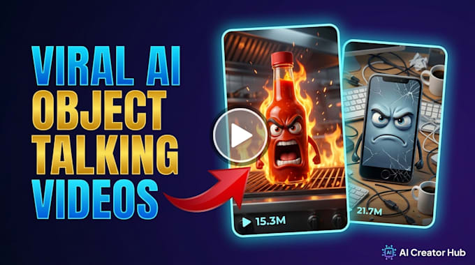 create viral ai talking object videos for tiktok and ads