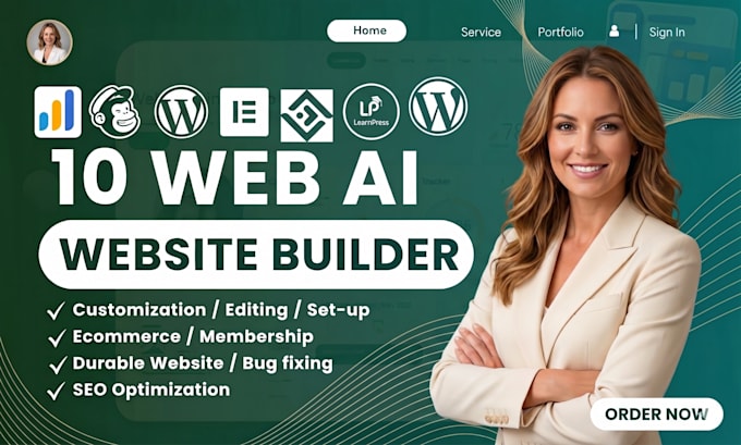 build high speed 10web ai website