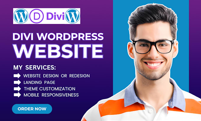 customize or redesign divi wordpress website divi theme clone divi 5 website