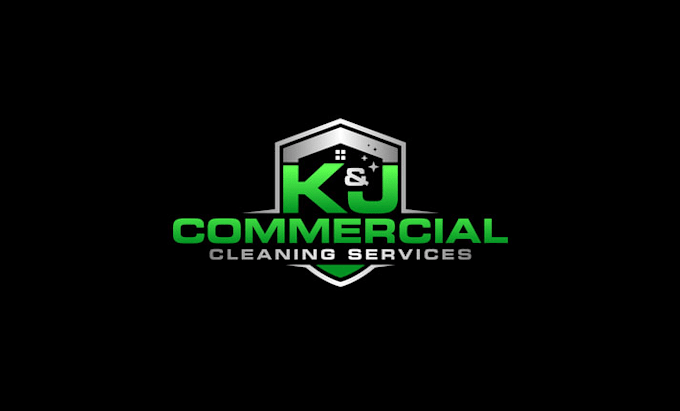 design elegant commercial cleaning fresh logo