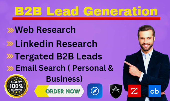 provide b2b lead generation and email list building services