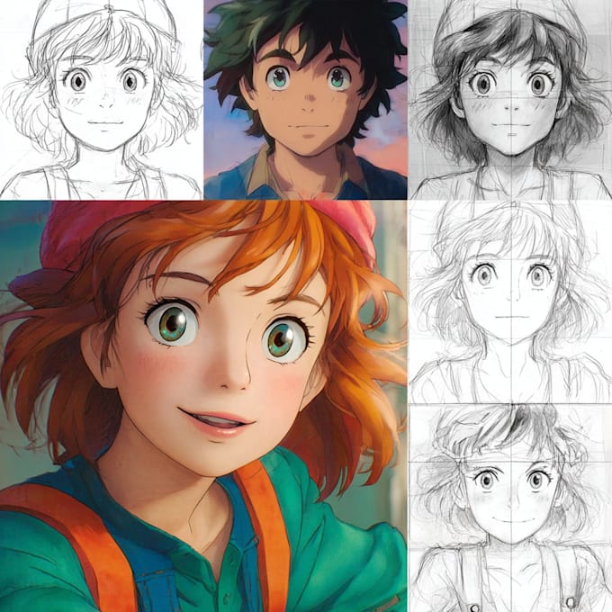 animate your drawing anime or cartoon into seamless loop