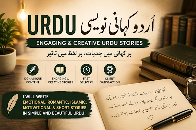 write engaging urdu stories and creative content
