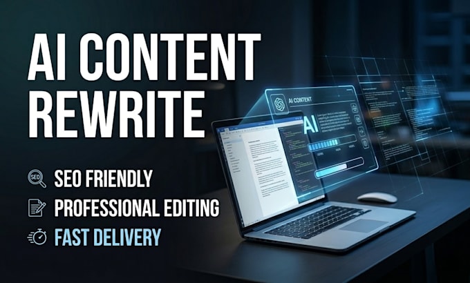 rewrite and improve your content professionally