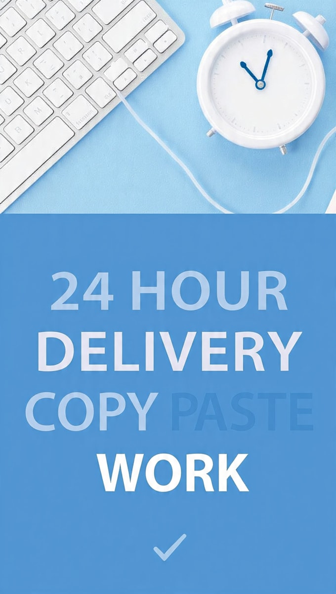 do fast data entry, PDF to excel, copy paste in 24 hours
