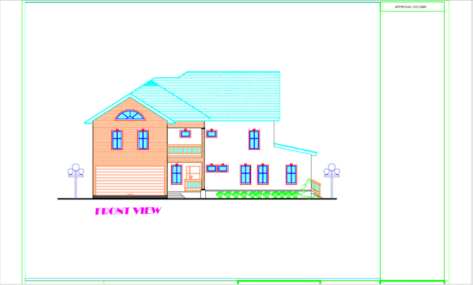 help create well detailed building floor plan and elevations